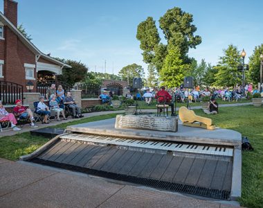 Piano park in Somerset, KY