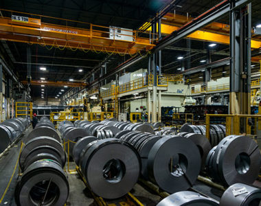 Manufacturing floor at Toyotetsu America Inc, Somerset-Pulaski County KY